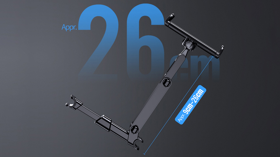 پایه نگهدارنده موبایل و تبلت صندلی عقب خودرو راک Rock Universal retractable car headrest mount RPH0950 6 تنظیم فاصله پایه از محل اتصال تا خودتان