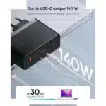 شارژر دیواری بیسوس Baseus مدلGaN5 Pro توان 160 وات - Image 7