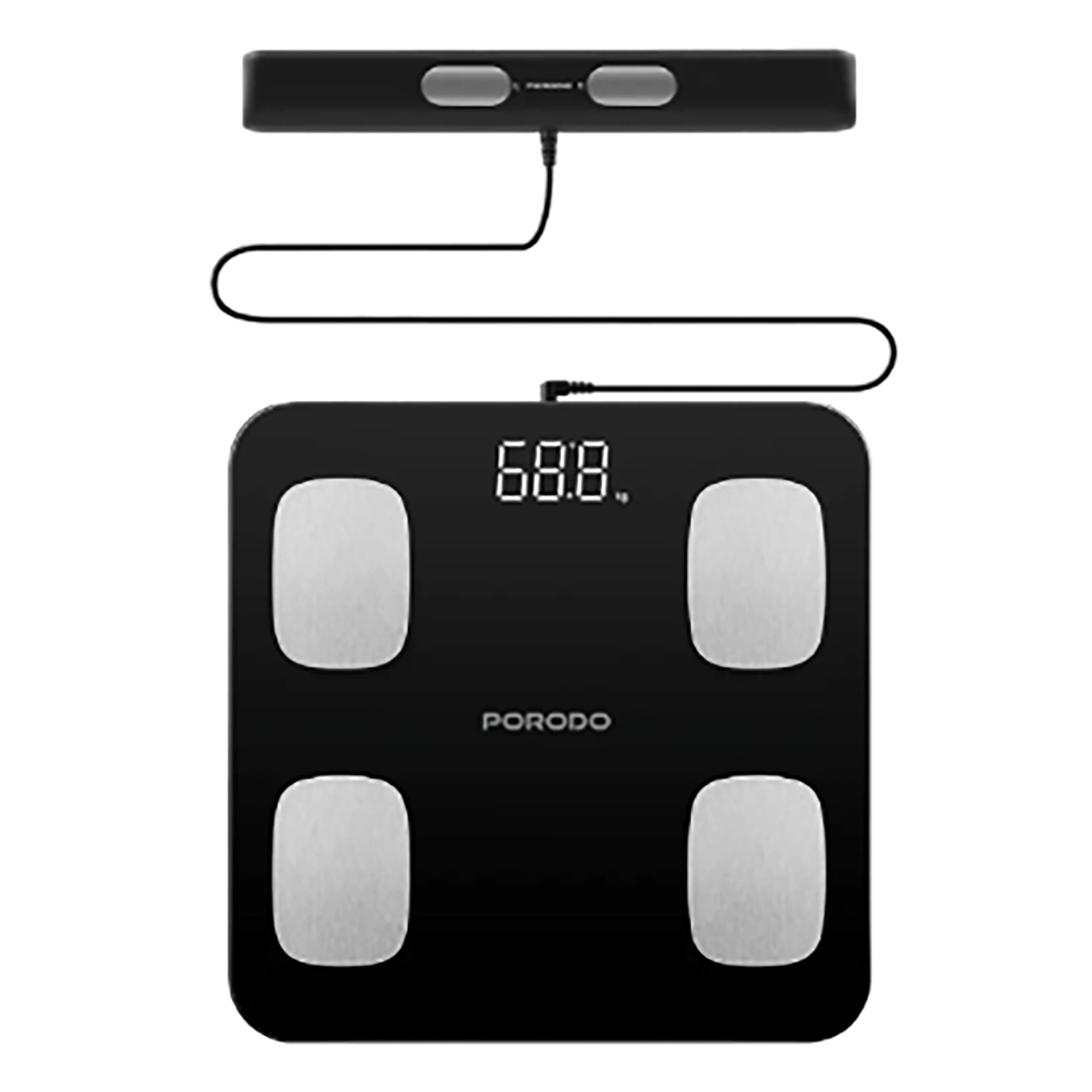 ترازوی هوشمند پرودو Porodo مدل PDLFST089BK ظرفیت 180 کیلوگرم ترازوی هوشمند پرودو Porodo مدل PDLFST089BK ظرفیت 180 کیلوگرم - Image 1
