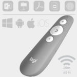 لیزر پرزنتر بی سیم لاجیتک Logitech مدل R500S با لیزر قرمز و برد 20 متر - تصویر 2