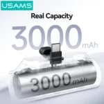 مینی پاور بانک یوسامز USAMS مدل CD248 ظرفیت 3000 میلی آمپر ساعت - تصویر 11