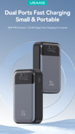 پاور بانک 10000 یوسامز US-CD221 PB74 توان 33 وات - تصویر 15
