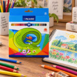 مداد رنگی 24 رنگ پیکاسو Picasso مدل GOL-24-C طرح موش و تمساح - تصویر 9
