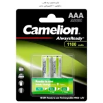 باتری نیم قلمی شارژی کملیون Camelion مدل HR03 ظرفیت 1100میلی‌آمپر 2 عددی - تصویر 3