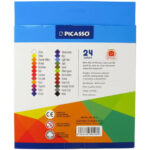 مداد رنگی 24 رنگ پیکاسو Picasso مدل GOL-24-C طرح موش و تمساح - تصویر 7