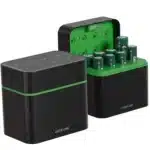 داک شارژ باتری قلمی و نیم قلمی گرین لاین GNRB4A43APBK همراه 8 عدد باتری - تصویر 4