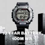 ساعت مچی مردانه دیجیتال کاسیو Casio مدل MWD-110H-1A ضد آب - تصویر 3