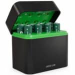 شارژر باتری نیم قلمی گرین لاین Green Lion مدل GRB-12 همراه 8 باتری AAA - تصویر 3