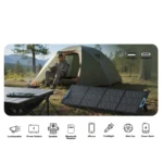 پنل خورشیدی 200 وات پاورولوژی مدل Powerology 200W Monocrystalline Portable Solar Panel - تصویر 3