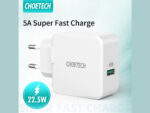 شارژر دیواری فست یو اس بی 22.5 وات چویتک CHOETECH Q5001 5A Fast Charger 22.5W USB A - تصویر 4