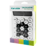 ماشین حساب  12 رقمی کاریودا Karuida مدل KK-2277 دکمه برجسته شش ضلعی