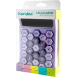 ماشین حساب  12 رقمی کاریودا Karuida مدل KK-2277 دکمه برجسته شش ضلعی - تصویر 5