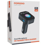 شارژر فندکی و اف ام پلیر بلوتوثی پورودو Porodo مدل PD-BTFMTVC-BK - تصویر 5