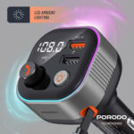 شارژر فندکی و فرستنده FM پورودو Porodo مدل PDFWCH069DG توان 65 وات - تصویر 2