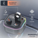 شارژر فندکی و فرستنده FM پورودو Porodo مدل PDFWCH069DG توان 65 وات - تصویر 5