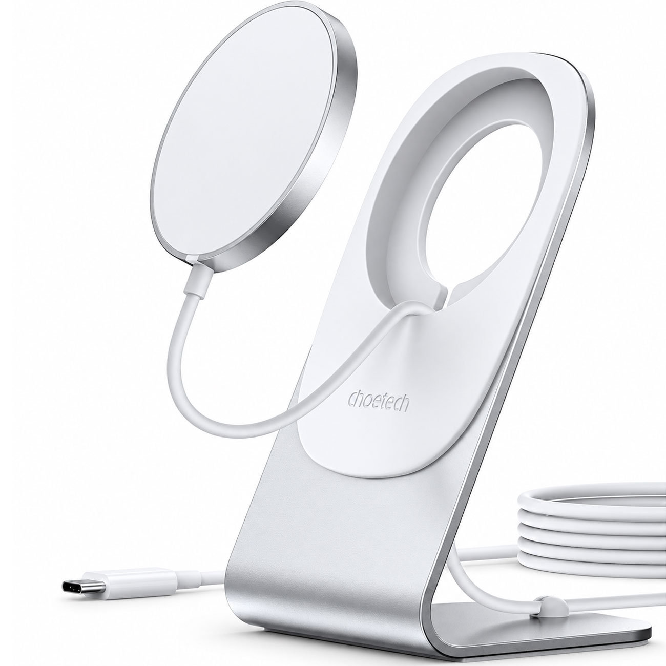 شارژر بی سیم مغناطیسی چویتک CHOETECH مدل T517+H047 توان 15 وات شارژر بی سیم مغناطیسی چویتک CHOETECH مدل T517+H047 توان 15 وات - تصویر 1