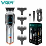 ماشین اصلاح و خط زن موی سر و ریش وی جی آر VGR مدل V-187 با تیغه سرامیکی - تصویر 3