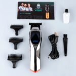 ماشین اصلاح و خط زن موی سر و ریش وی جی آر VGR مدل V-187 با تیغه سرامیکی - تصویر 7