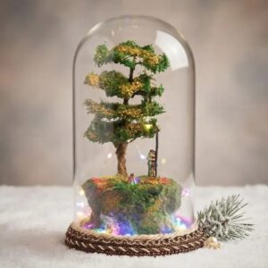 Decorative Glass Globe – Kiss in the Night Design 5